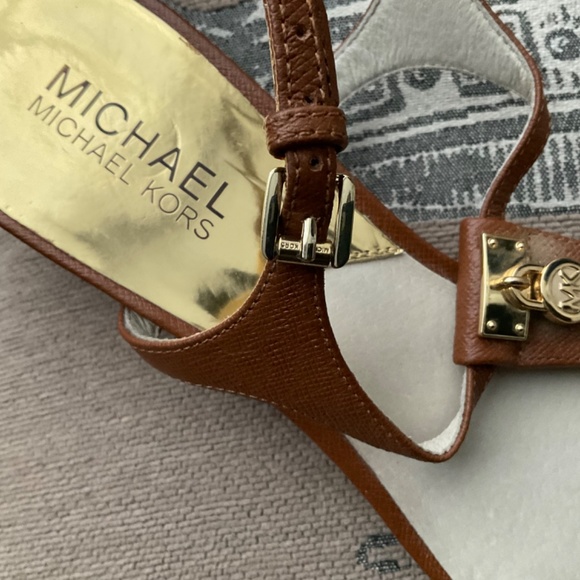 Michael Kors Authentic Leather Sandals - Picture 5 of 5